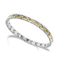Bracelet Santorin Bicolore Jaune 