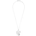 Collier pendentif ovale ajouré