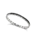 Bracelet Santorin Bicolore Noir 