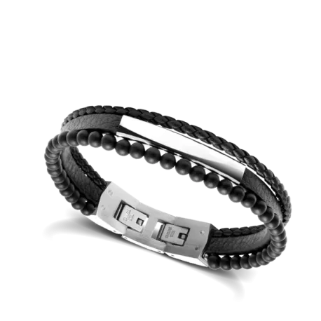 Bracelet Yale Agathe Noire 