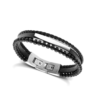 Bracelet Yale Agathe Noire 