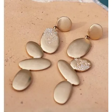 Boucles d'oreilles galets