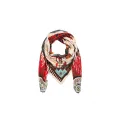 Foulard Nouveau Western Beige 130cmx130cm