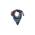 Foulard Nouveau Western Bleu 55x55cm
