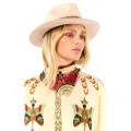 Foulard Nouveau Western Beige 55x55cm