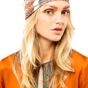Foulard Pony Pony Rose 90x90cm