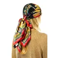 Foulard Pony Pony Noir 90x90cm 