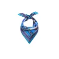Foulard Pony Pony Bleu 55x55cm 