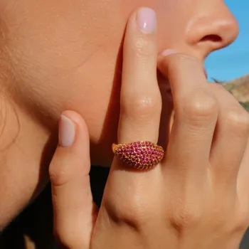 Bague Syla Fuschia 