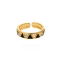 Bague Yolanda Noir 