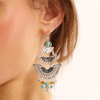 Boucles d'oreilles Delgado Argenté