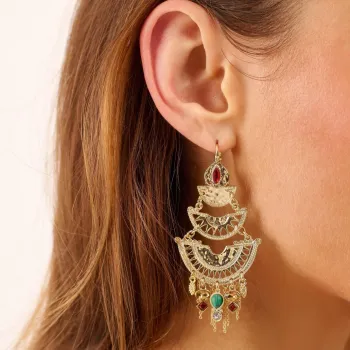 Boucles d'oreilles Delgado Doré