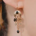 Boucles d'oreilles Karala Noir 