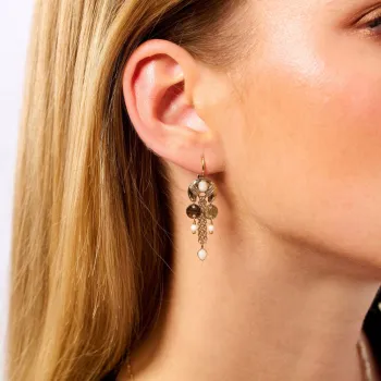 Boucles d'oreilles Karala Blanc