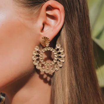Boucles d'oreilles Fadia Doré