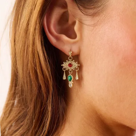 Boucles d'oreilles Syracuz Doré