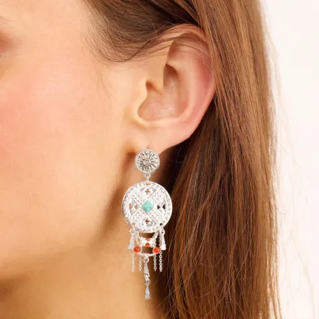 Boucles d'oreilles Paramor Argenté