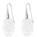 Boucles d'oreilles ajourées ovales