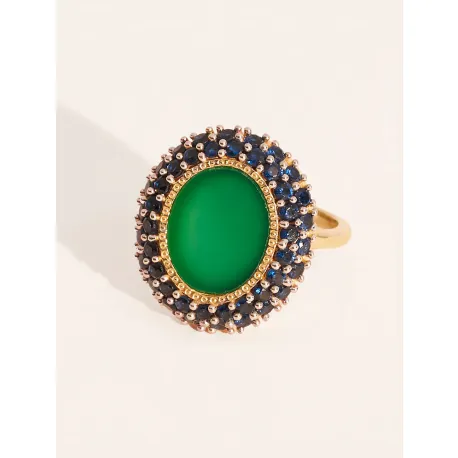 Bague Mirage - Onyx vert
