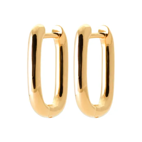 Boucles d'oreilles mini créoles Tess or