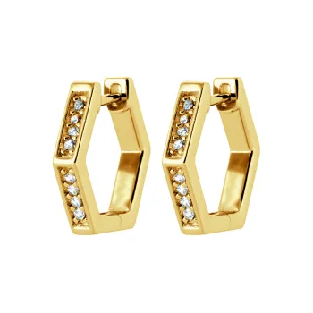 Boucles d'oreilles créoles Maëva or  