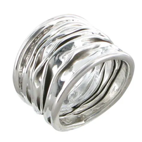 Bague effet froissé