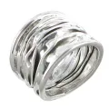 Bague effet froissé