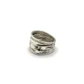 Bague effet froissé