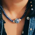 Collier Doudi Indigo 