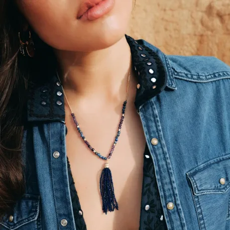 Collier Issa Indigo 