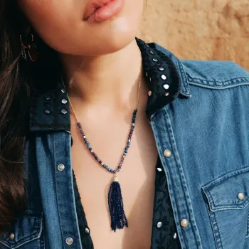 Collier Issa Indigo 