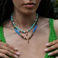 Collier Jaipur Aqua Turquoise 