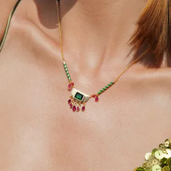 Collier Nikole Emeraude 
