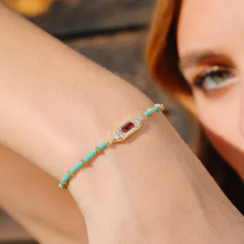 Bracelet Soudana Turquoise 