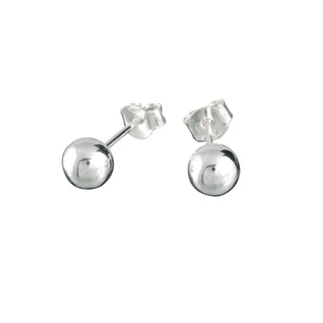 Boucle d'oreilles boule 6mm