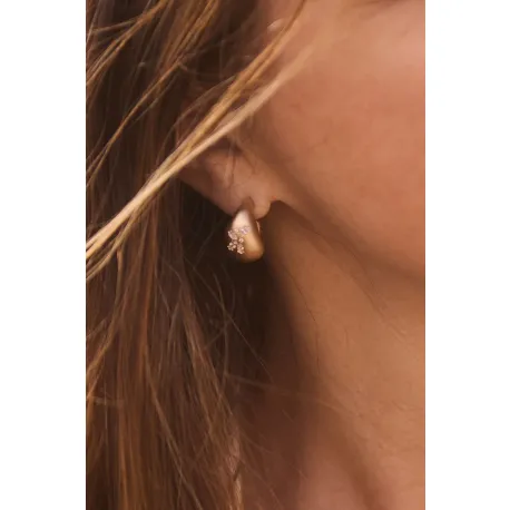 Boucles d'Oreilles goutte Or