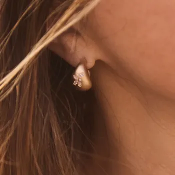 Boucles d'Oreilles goutte Or