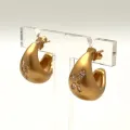 Boucles d'Oreilles goutte Or