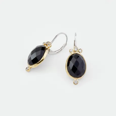Boucle d'oreilles Leonisse Onyx noir