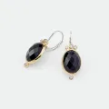Boucle d'oreilles Leonisse Onyx noir