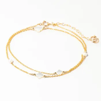 Bracelet collier swan nacré 