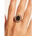 Bague Mirage - Onyx texturé