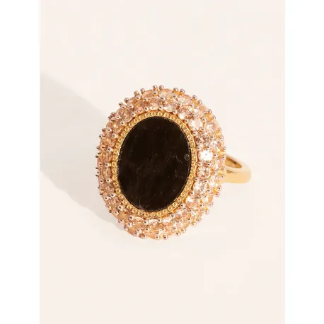 Bague Mirage - Onyx texturé