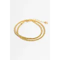Collier bracelet double queen or