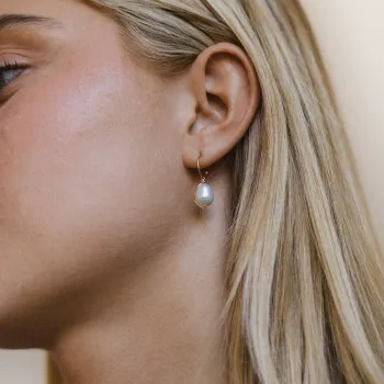 Moyennes créoles Stella or perle de culture 