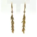 Boucles d'oreilles pendante Charlize or