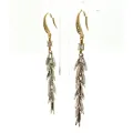 Boucles d'oreilles pendante Charlize bicolor