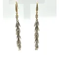 Boucles d'oreilles pendante Charlize bicolor