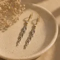 Boucles d'oreilles pendante Charlize bicolor