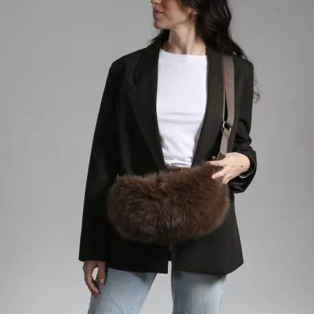 Sac bandoulière PELLETTI moumoute